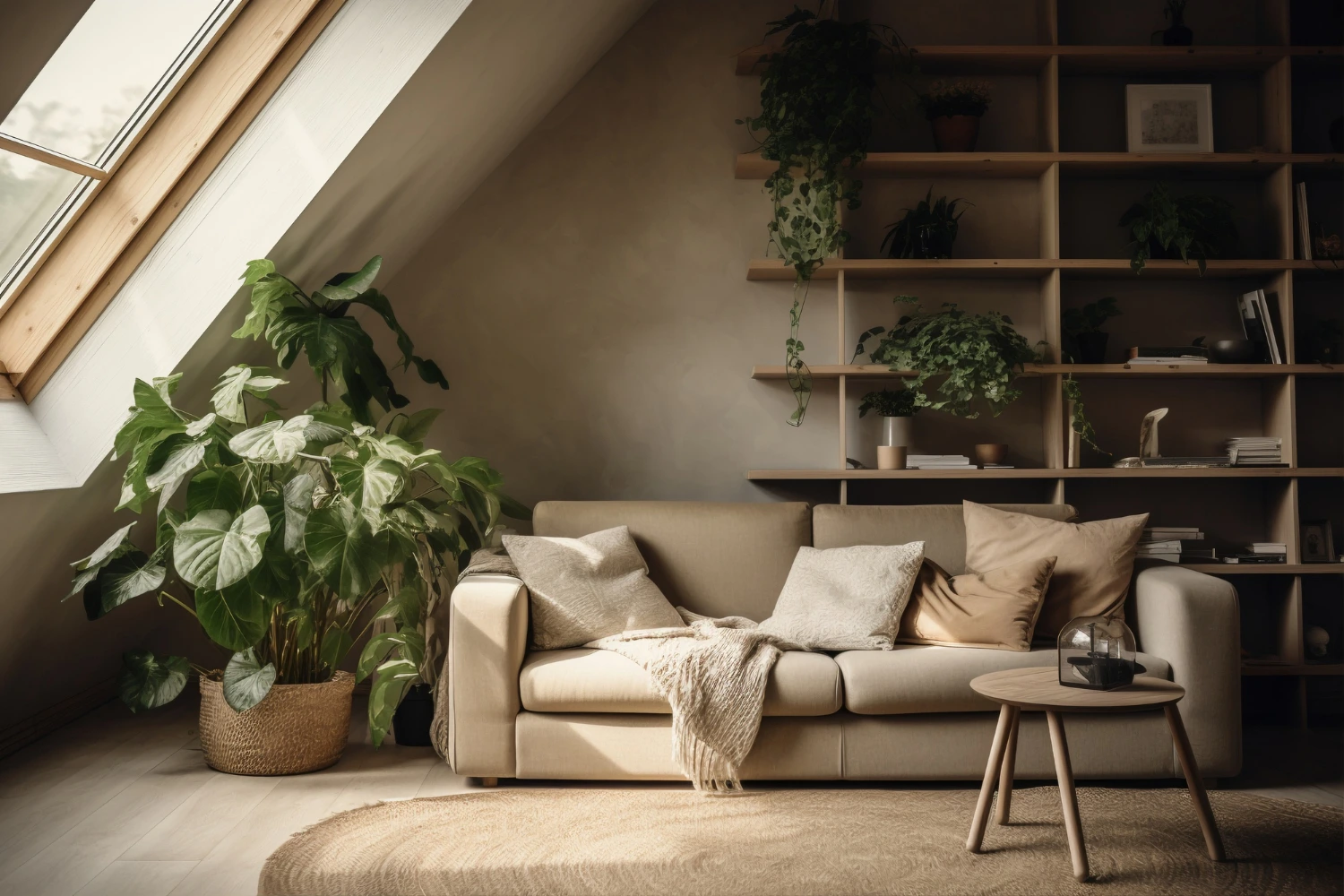 Attic interior